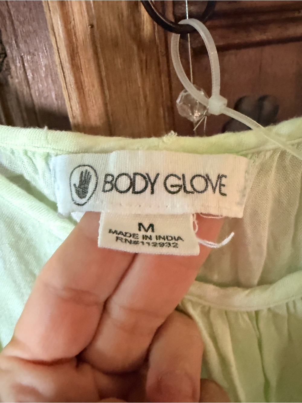 Body Glove Light Mint Rayon Top